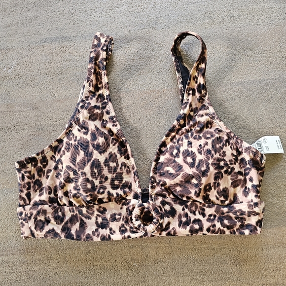 American Eagle Aerie leopard print swimwear bikini set - Picture 5 of 7